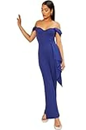 Chi Chi London Bardot-stijl jumpsuit voor dames in , , 34