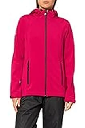 Trigema Dames getailleerde softshelljas met capuchon, , XL