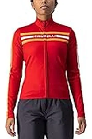 Castelli Unltd W Thermisch JRS-sweatshirt voor dames, Donkerrood, M