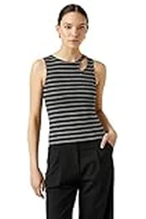 Koton Dames Crew Neck Striped Cut Out Tanktop, , M