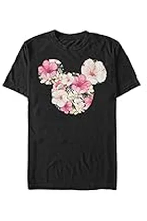 Disney Classic Mickey - Tropical Mouse Unisex Crew neck T-Shirt Black L