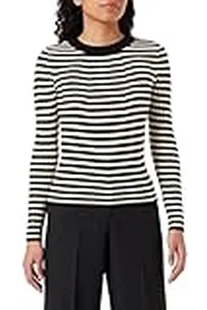 VERO MODA Vmkiki Ls O-Neck Rib Blouse Ga Noos Pullover voor dames, , S