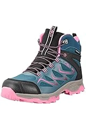 CMP Unisex Kids Byne Mid Wp outdoor sportschoenen voor kinderen, Blauw Fluo Violet Lake Purple Fluo, 41 EU