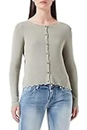 Object OBJHARRIET L/S Knit Cardigan NOOS gebreide jas, seagrass, XS