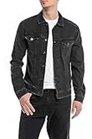 Replay Jeansjack voor heren met stretch, , XS