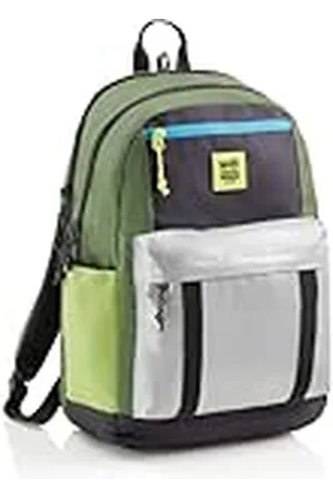 Miquelrius Rugzak Triple Amsterdam Reci. Rider Green, schoolrugzak, uniseks, kinderen, meerkleurig, 470 x 250 x 155 mm, Meerkleurig, 470x250x155 mm