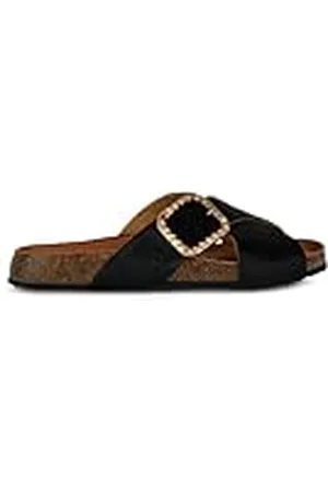 Geox Dames D New Brionia B B Platte sandaal, , 37 EU, , 37 EU