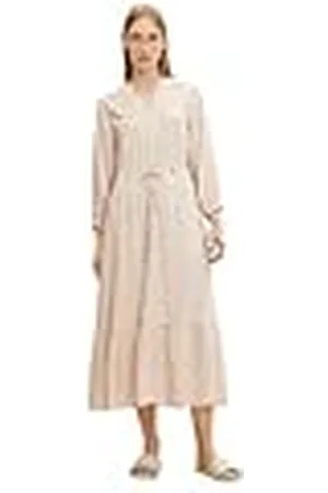 TOM TAILOR Dames jurk met volant 1032518, , 38