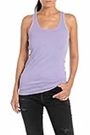 Replay Rib Tanktop voor dames, , XS