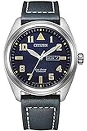 Citizen Herenhorloge, analoog, eco-drive, met leren band, BM8560-45L, , één maat, riem., , Modern
