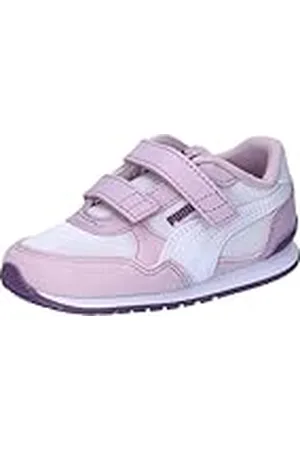 PUMA Uniseks kinderen St Runner V3 Mesh V Inf Atletiekschoenen, White Grape Mist Crushed Berry Purple, 20 EU