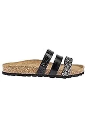 Re:designed Dames Anha Sandal, Black, 38 EU