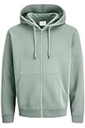 JACK & JONES JJEBRADLEY Sweat Zip Hood Noos, , XS