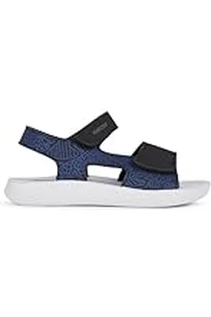 Geox J LIGHTFLOPPY sandaal, zwart/ROYAL, 33 EU, , 33 EU