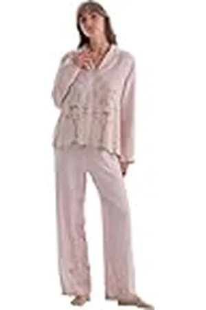 Dagi Dames normale taille bedrukte geweven broek pyjamabroek, , 40