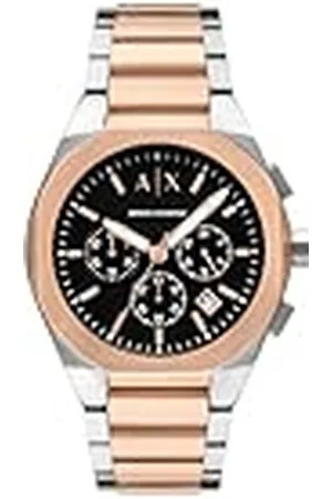 Armani Exchange Heren analoog quartz horloge met roestvrij stalen band AX4181
