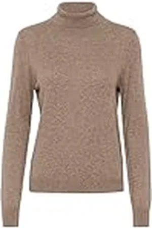 Part Two Dames coltrui slim fit lange mouwen rib gebreide randen dames, , L