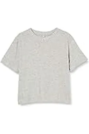 Build Your Brand Cropped Jersey T-shirt voor meisjes, , 134-140