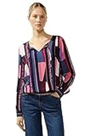 Street one Dames tuniek bedrukt, Paars Bruin, 36