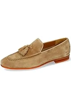Melvin & Hamilton Heren Slipper/Loafer CLIVE 20 Beige ruw leer, , 43 EU