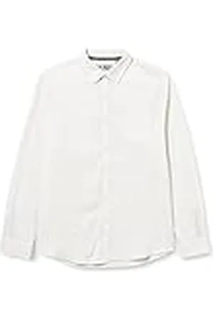 Original Penguin Heren WVN Ls Str Linnen Shirt, , M