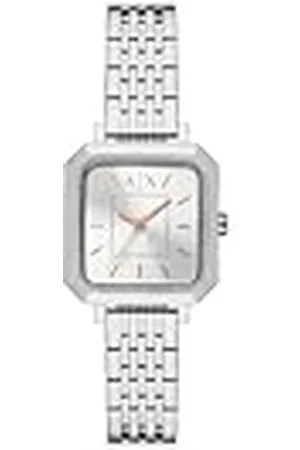 Armani Exchange Watch For Women, Quartz Movement and 27mm Case Size with Stainless steel, Leather or Silicone strap, , 27MM