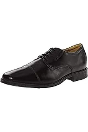 Clarks Tilden Cap heren Oxford Derby, Braun Dark Tan Leather , 41.5 EU