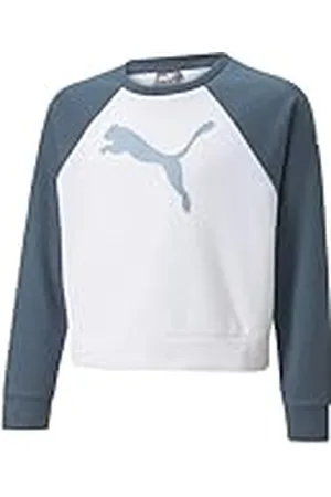 PUMA Moderne sportbemanning G zweet voor meisjes, Wit, 140