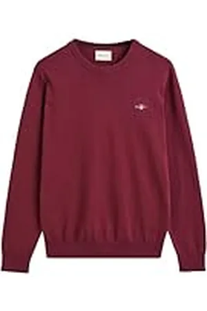 GANT Klassieke katoenen C-hals, , S
