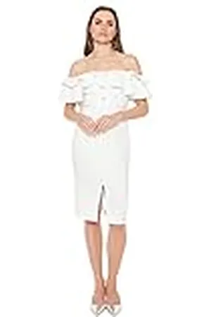 Trendyol Dames Midi Bodycon Getailleerde Geweven Jurk, , 62