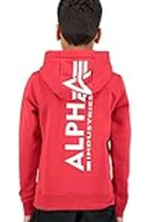 Alpha Industries Hoody met rugprint voor kinderen Hooded Sweat