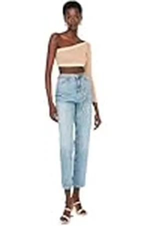 Trendyol Vrouwen Hoge Taille Rechte Been Bootcut & Flared Jeans, , 60