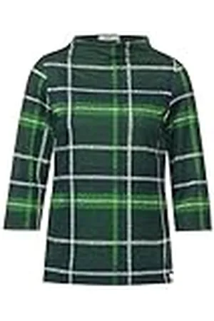 CECIL Dames B318458 damesshirt, Ponderosa Pine Green, S, , S
