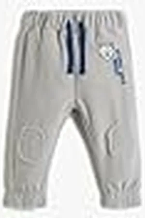 Koton Babyboys Fleece Jogger Trekkoord Applique Detail Tiger bedrukte sweatpants, , 18-24 Monate