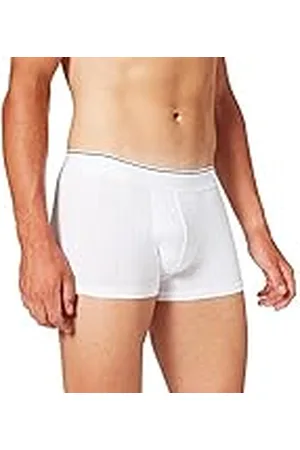 Calida Pure & Style boxershort voor heren, elastische tailleband, functioneel ondergoed, wit, 50