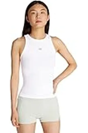 Calvin Klein CK JEANS Dames geweven label rib tank top J20J225302, , L, , L