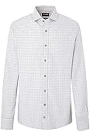 Hackett Geborsteld Tattersall-shirt voor heren, , M