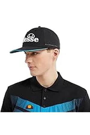 Ellesse Pineta Flat Peak Baseball 3D geborduurde golfpet voor heren, , Eén Maat