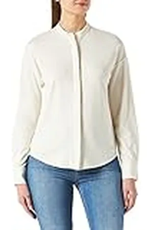 TOM TAILOR Mine to five Dames Blouseshirt met opstaande kraag 1027716, , M