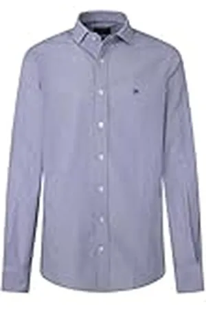 Hackett Heren Essential Fine Bengal Stripe Shirt, , 3XL