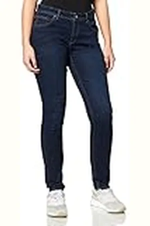 Marc O’ Polo Casual damesbroek in used look, denim jeans met slanke snit, Meerkleurig, 25W / 34L