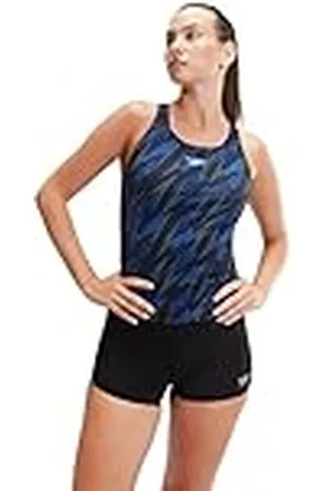 Speedo Hyperboom tankini voor dames, sneldrogend, training, fitness, chloorbestendig, tankini, pak van 1 stuks, , 54