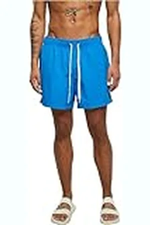 Build Your Brand Zwemshort voor heren, zwembroek van nylon, met zakken aan de zijkant en op het zitvlak, verkrijgbaar in vele kleuren, maten XS-5XL, , XL