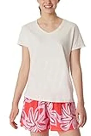 Schiesser Dames slaapshirt korte mouwen katoen linnen mix + Relax pyjama top, , 38, , 38