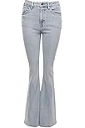 Superdry Pants High Rise Skinny Flare Lighter Indigo Vintage 32/31 Dames, , 32W x 31L