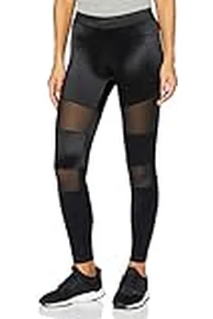 Urban classics Shiny Tech mesh leggings voor dames, , S