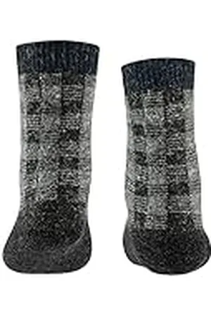 Falke Unisex Forest Checked K So sokken voor kinderen, , 19/22 EU
