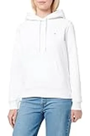 Tommy Hilfiger Dames TJW REG S FLAG HOODIE DW0DW19958YBR002 Pullover Hoodie, , XS, , XS