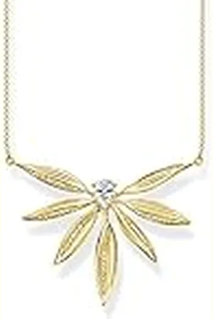 Thomas Sabo Ketting bladeren groot goud, , 40-45