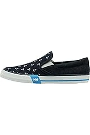 Helly Hansen Heren Pier & Lifestyle W Copenhagen Slip-On Schoen, Navy Off White Aqua Blauw, 37.5 EU